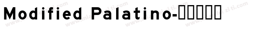 Modified Palatino字体转换